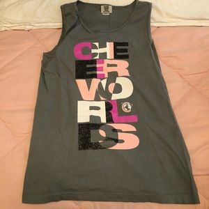 Gray Cheer Worlds tank top